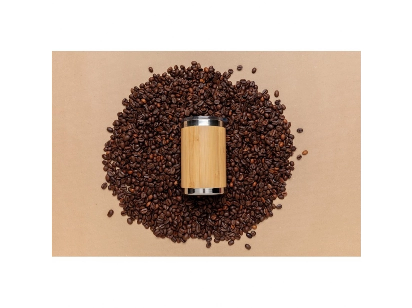 Bambusowy kubek termiczny pasujący do większości ekspresów do wawy 270 ml