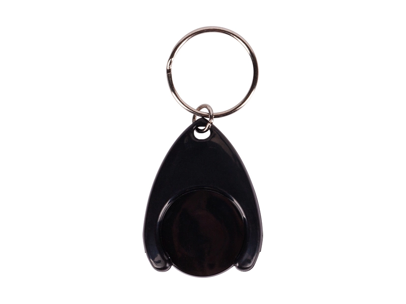 Przydatny brelok z żetonem Chip, czarny 